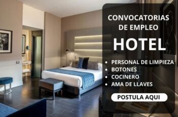 Hotel Ofrece Puestos Operativos -! Postula Ya¡
