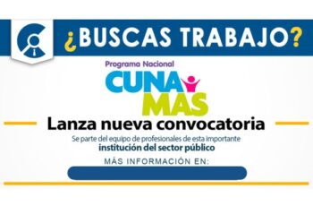 Cuna Más Perú + 583 Vacantes disponibles